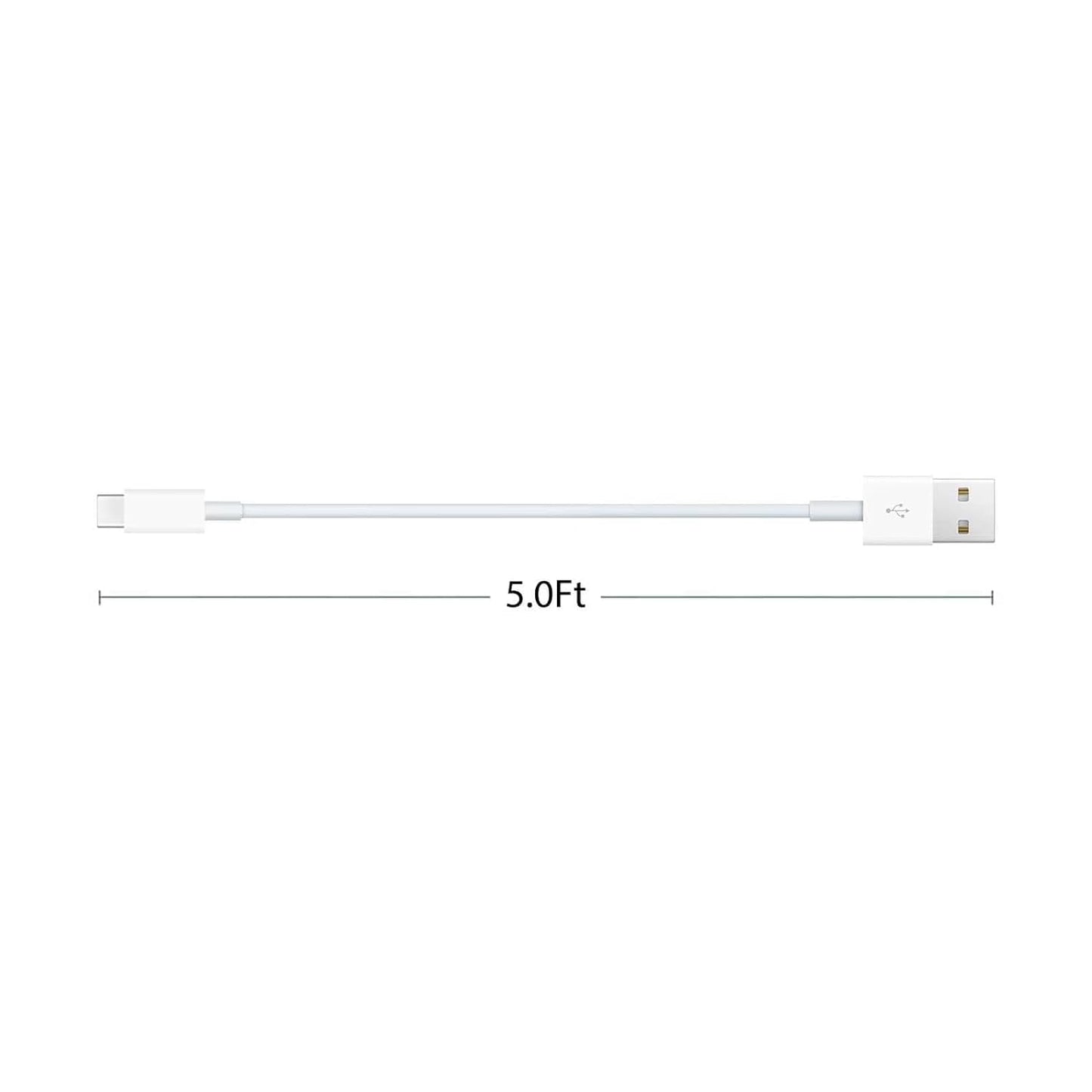 15 Car Charger USB A to USB C Carplay Cable for iPhone 16e 16 17 Air 15,16 15 Pro/Pro Max/Plus, AirPods 4, iPad Pro 12.9 11 inch, iPad Air 5th 4th Generation,MacBook Air/Pro,iPad Mini 6 Charging Cord