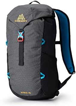 Gregory Nano 16L Unisex Day Hiking/Commuter/Active Travel Backpack, Breathable Backpanel, Hydration Port, One Size Fits All, Techno Black
