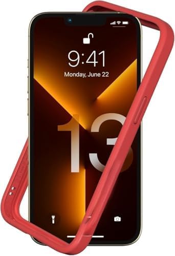 Miracase Glass Case for iPhone 13 Pro Max 6.7 inch, Upgrade Full-Body Clear Bumper Case with Built-in 9H Tempered Glass Screen Protector for iPhone 13 Pro Max, Claret Red