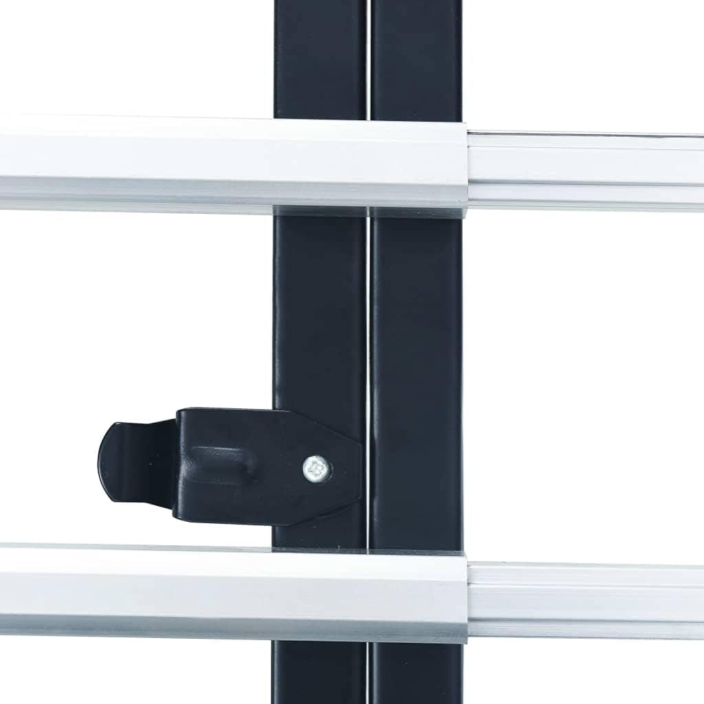 SKM Foldable Transport Trolley 330.7 lb Aluminum Silver, (Weight 17.33KG)