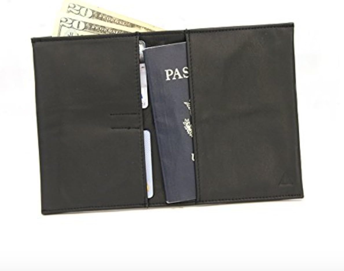 Thinnest RFID Travel Wallet - Black