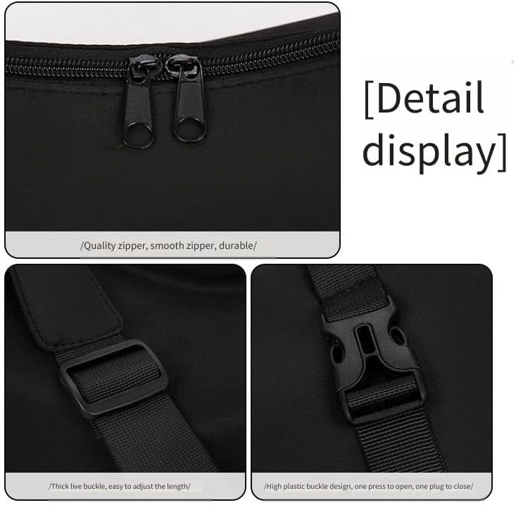 KCKEYS Versatile Mens Diagonal Shoulder Bag, Large Capacity Crossbag For Womens Men's Laptop messenger bag crossbody sling bag