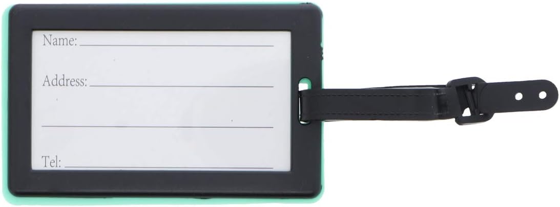 Hands Off Luggage Tag Suitcase ID Holder - Set of 2 Mint