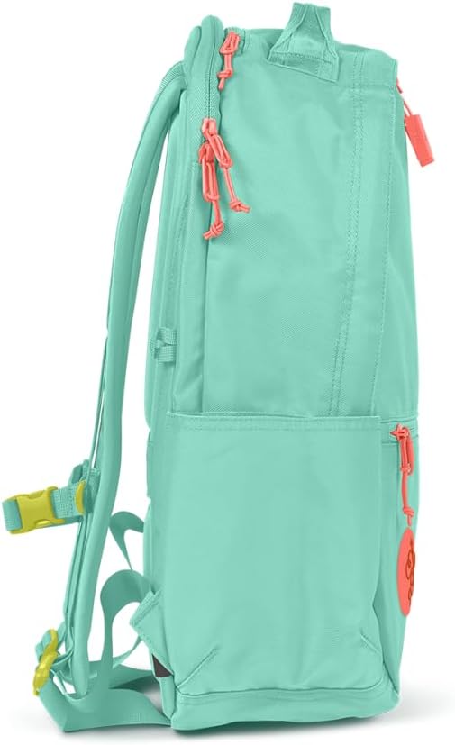 Baboon to the Moon City Backpack - in Multiple Colors, Versatile, Water-Repellent, 16" Laptop-Friendly Backpack (Aqua Drift)