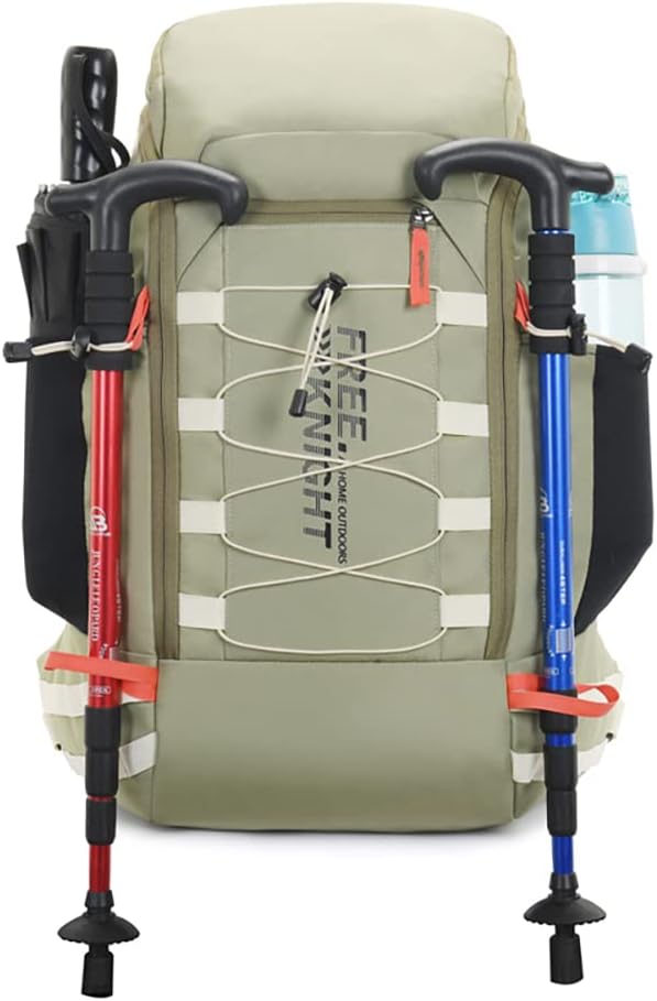 Bseash 40L Waterproof Hiking Camping Backpack with Rain Cover, Outdoor Sport Travel Daypack