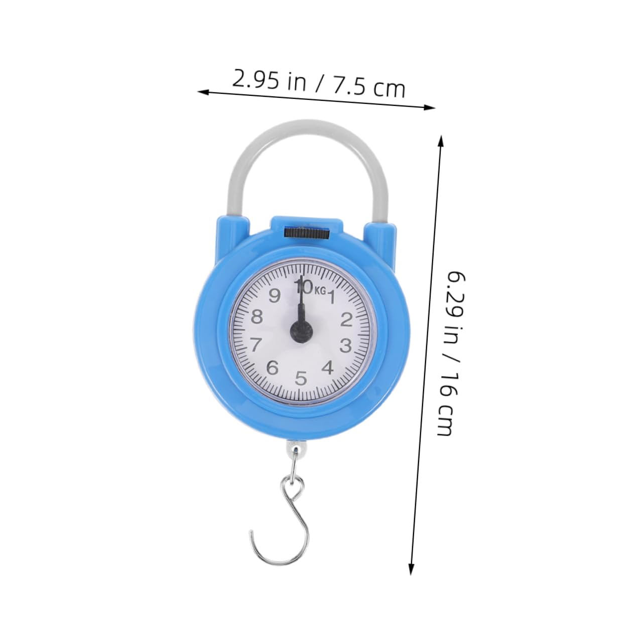 NOLITOY 2pcs Accurate Travel Weight Scale Luggage Scale Digital Hanging Hook for Home Travel and Shipping