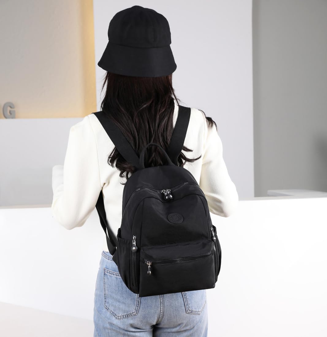 Collsants Backpack Purse for Women Mini Backpack Small Backpack Purse Casual Daypack for Women(black)