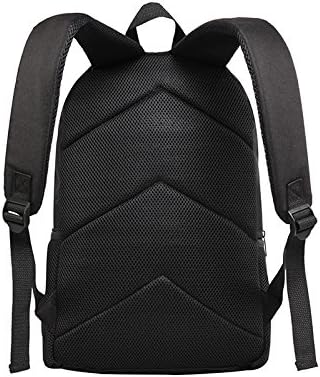 Baseball Book Bags Black Backpack for Man/Kid/Girl/Woman 17 Inch Combustion Pattern Cool Design School Bags