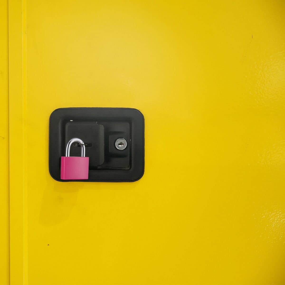2 Pack Aluminum Locker Lock with Key, Pad Lock with 1-9/16 in. (40 mm) Wide, Key Lock for Gym Locker, Shed, Gate, and Storage Unit