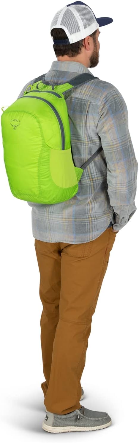 Osprey Ultralight Collapsible Stuff Pack - Lightweight, Packable Travel Backpack — Extra Bag For