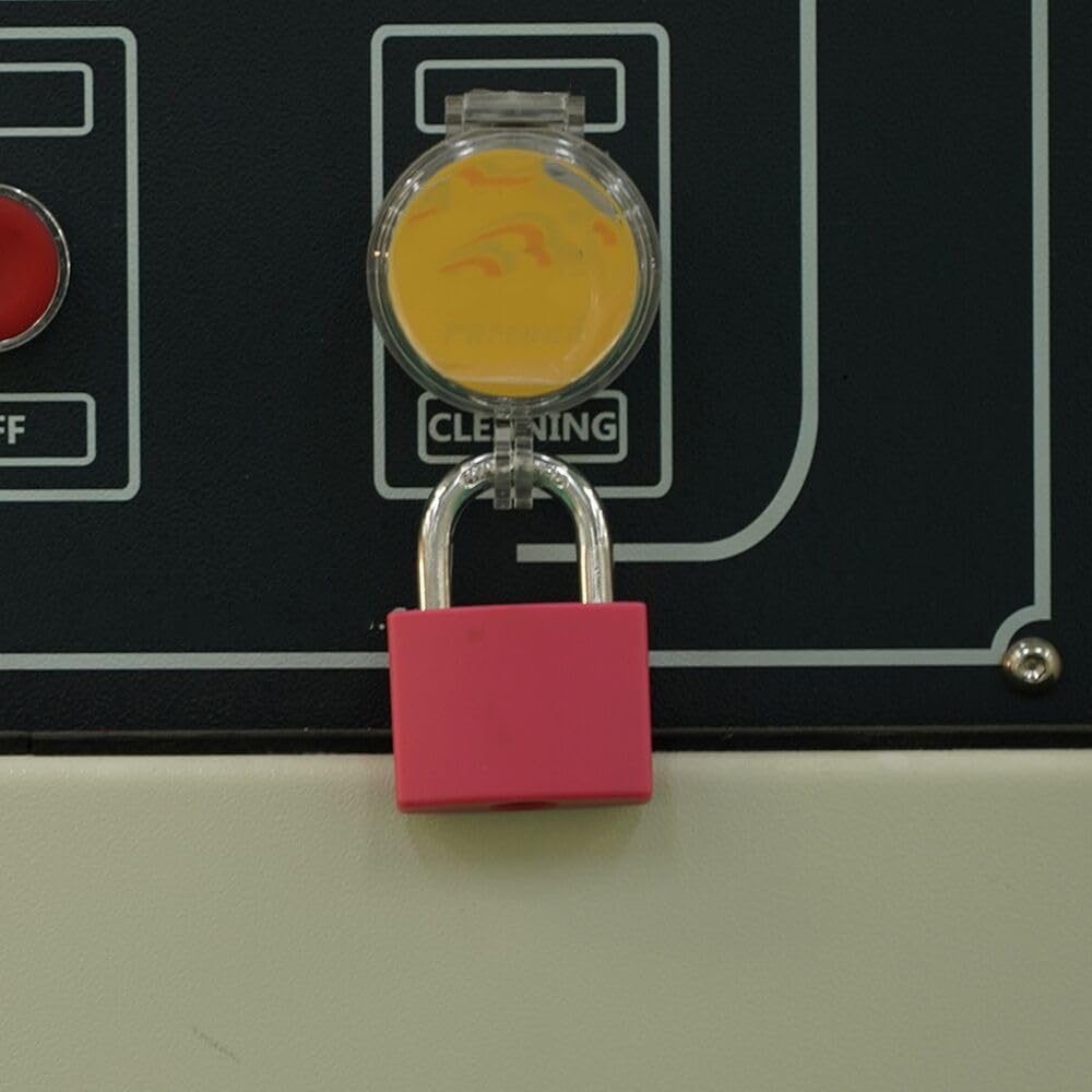 Covered Aluminum Pad Lock, 4 Pack Outdoor Padlocks Weatherproof with Same Key, Gym Locker Lock for Shed, Gate, Mailbox, Cabinet, Storage Unit