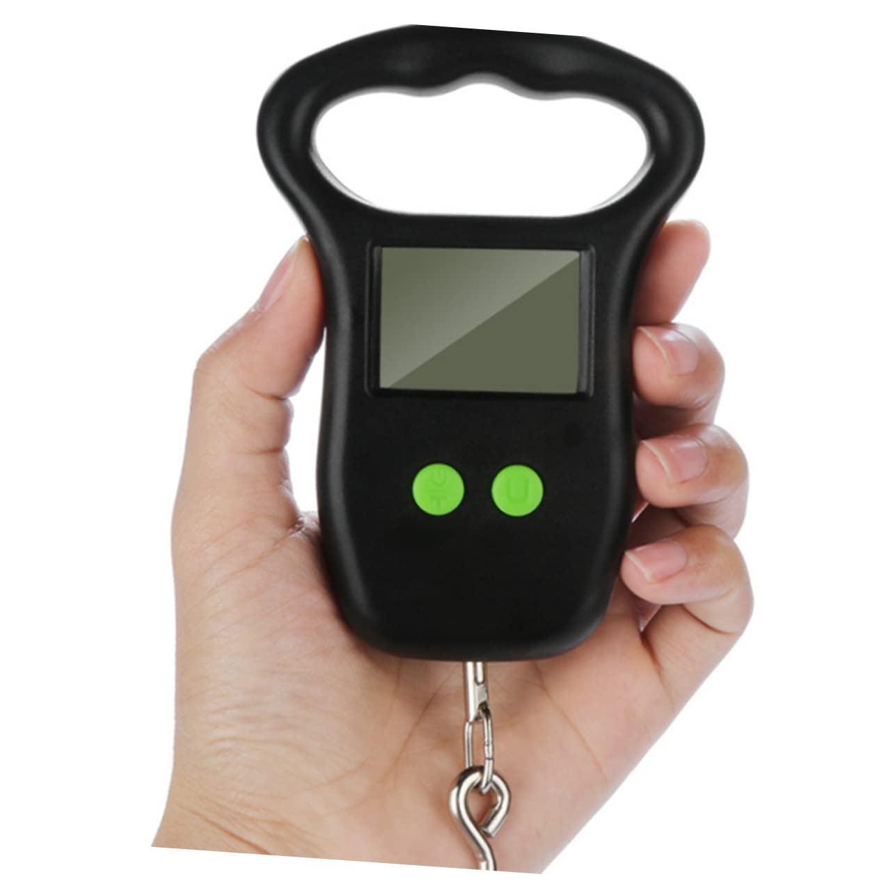 Happyyami LCD Screen Scale Portable Luggage Weighing Scale for Travel Suitcase Hook