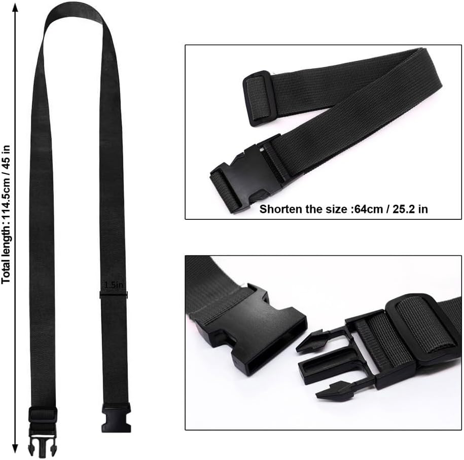 Luggage Straps for Suitcases TSA Approved, Travel Accessories to Connect Two Suitcase, Add Bag