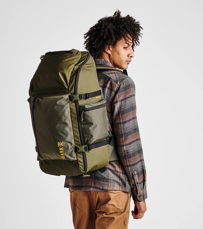 Roark 5 Day Mule 55L Backpack, Multi-Day Travel Pack with Laptop Storage, Military