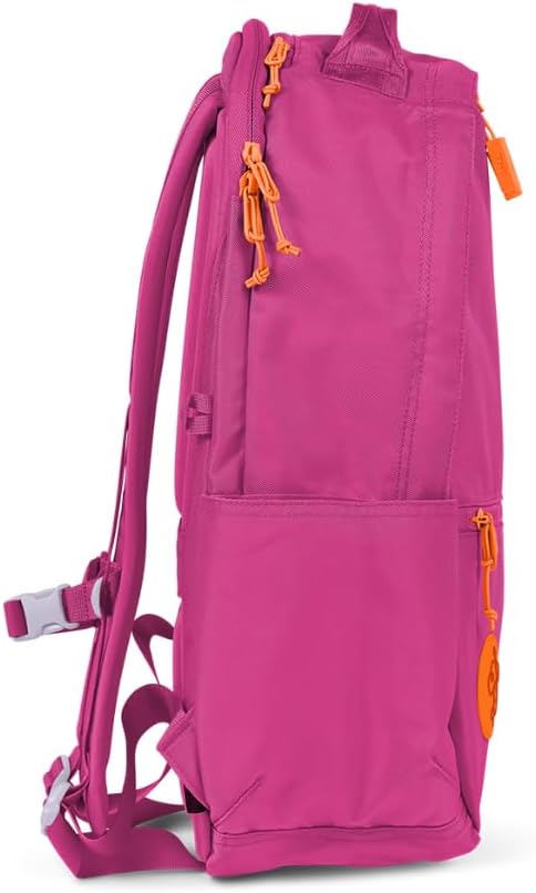Baboon to the Moon City Backpack - in Multiple Colors, Versatile, Water-Repellent, 16" Laptop-Friendly Backpack (Raspberry Fizz)