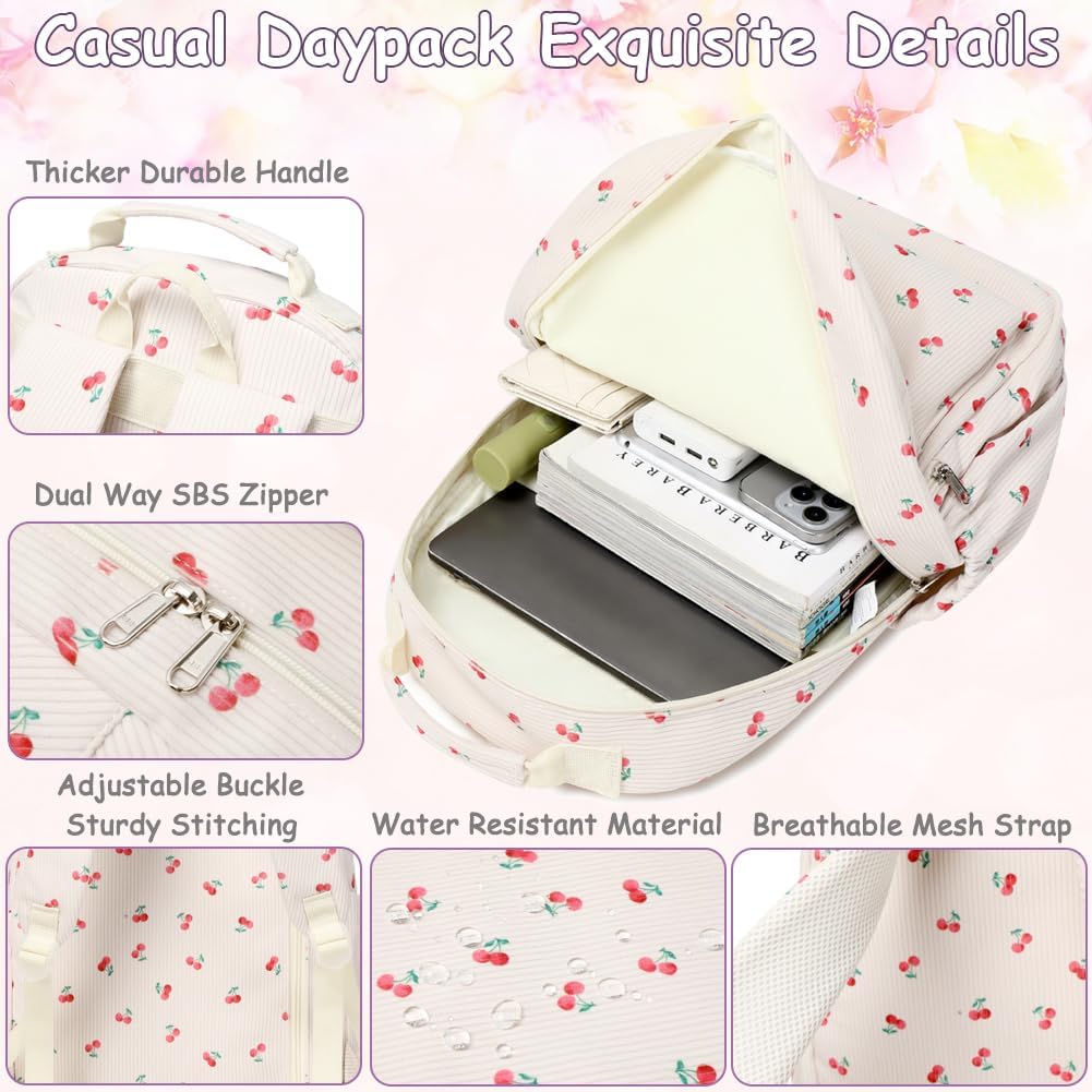 Meisohua Backpack for Girls School Bookbag for Kids Teens 17 inch Laptop Backpack for Women Large