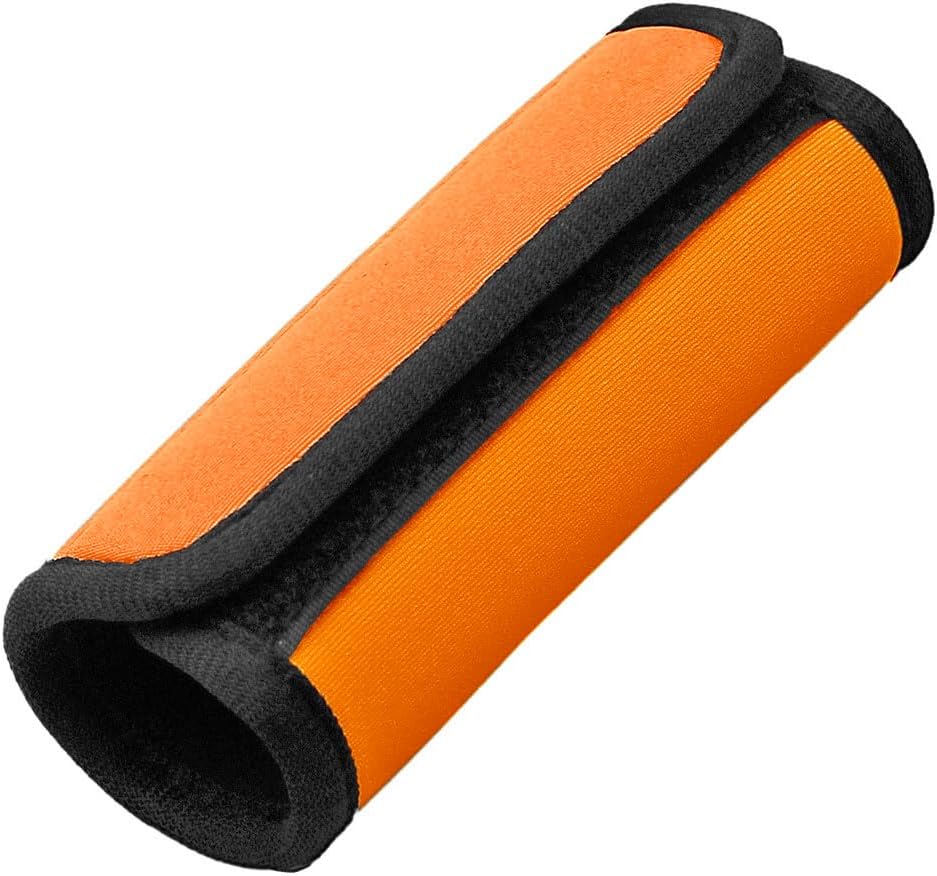 5pcs Neoprene Luggage Handle Wrap for Suitcase Identifier Luggage Makers Covers Wraps Travel Accessories - Fluorescent Orange
