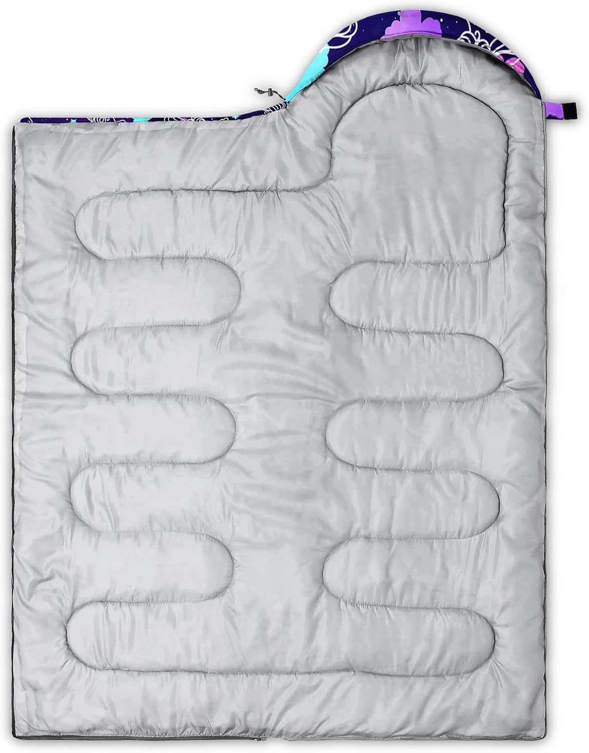 QOOMO Camping Sleeping Bags,3 Season Warm & Cool Weather,Lightweight,Waterproof Sleeping Bags for Adults & Kids,Traveling,and Outdoors,Camping Gear Equipment