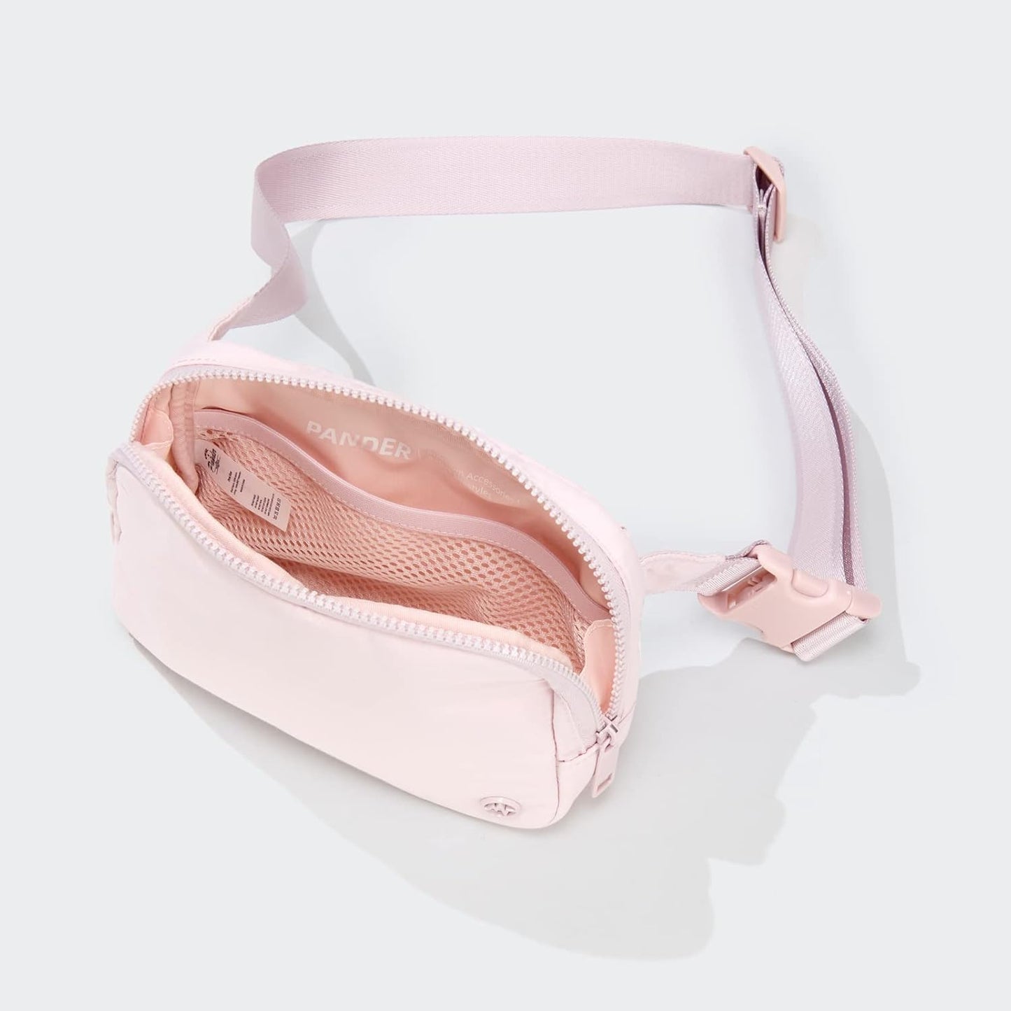 Pander Belt Bag Large 2L, Nylon Fanny Pack Purse for Women and Men with Adjustable Strap