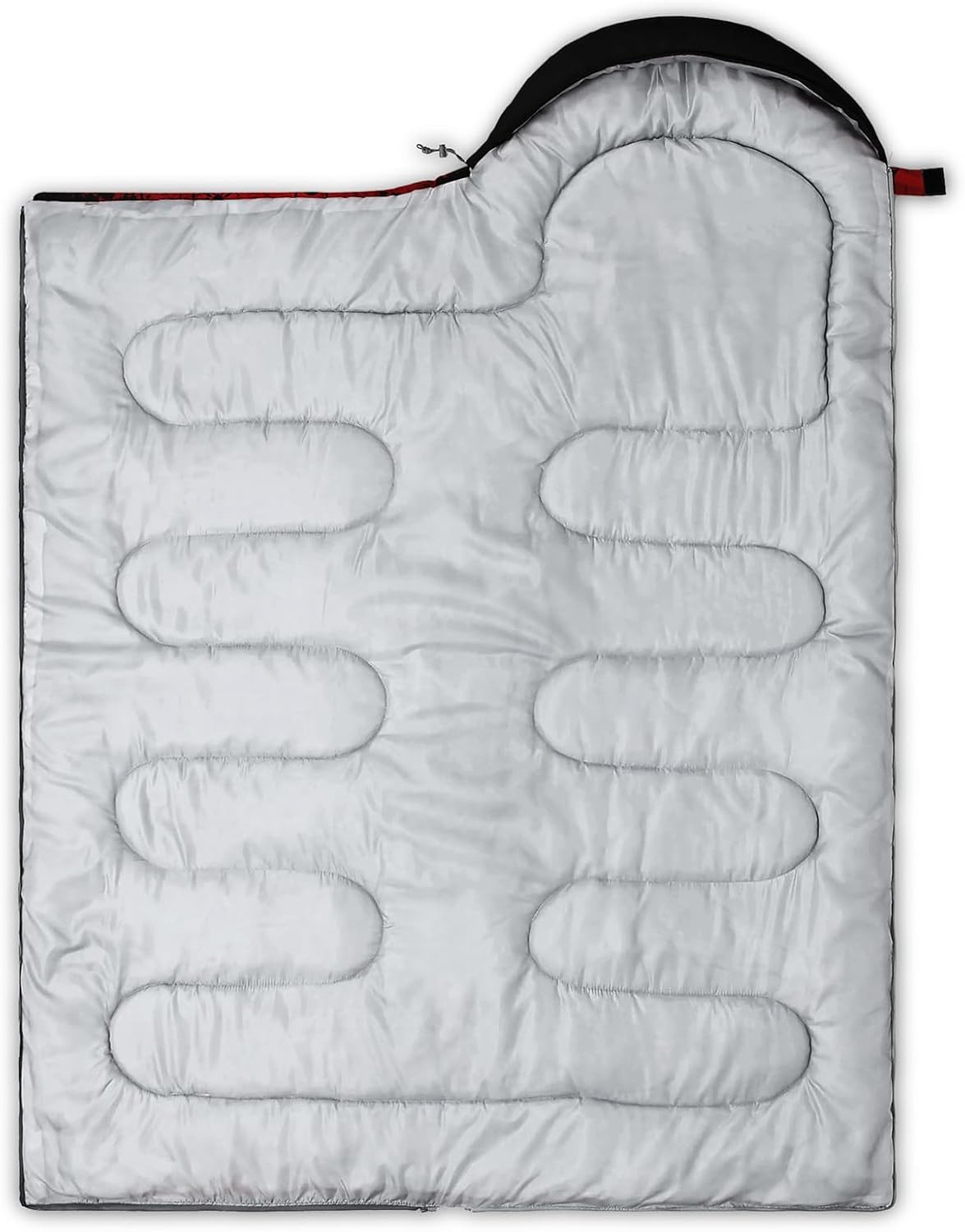 QOOMO Camping Sleeping Bags,3 Season Warm & Cool Weather,Lightweight,Waterproof Sleeping Bags for Adults & Kids,Traveling,and Outdoors,Camping Gear Equipment