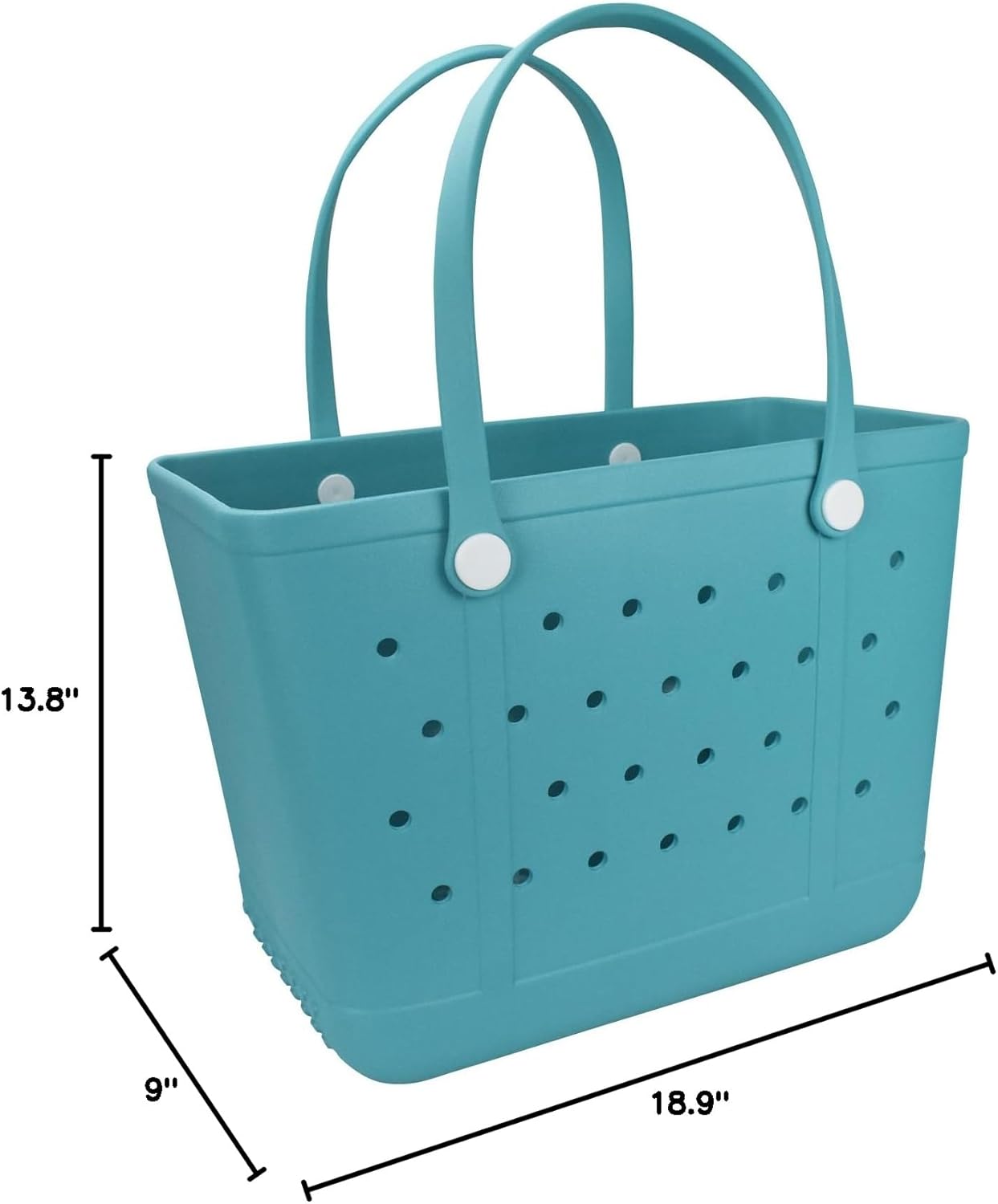 Tote Bag for Women - Large Rubber Beach Bag, Medium Waterproof Sandproof Travel Tote Bags for Beach Outdoor Sports