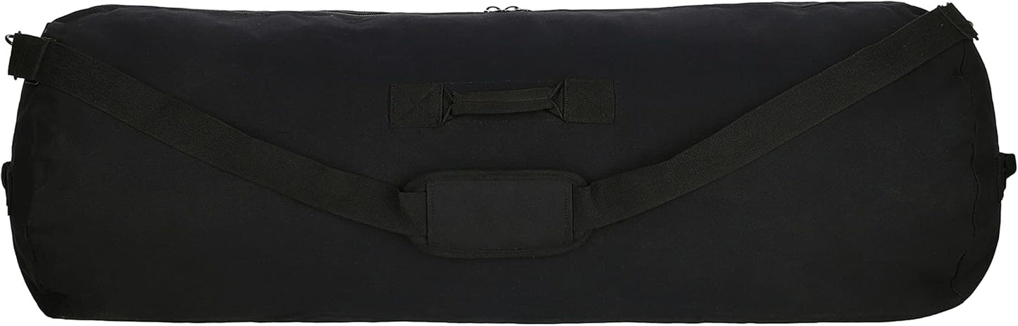 WHITEDUCK HOPLITE Heavy Duty Military Canvas Duffel Bag, Army Cargo Style, Foldable Tactical Outdoor Bag, Travel, Storage