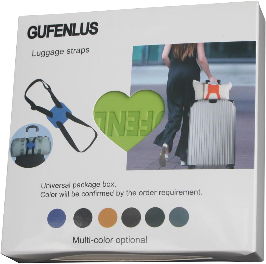 Luggage Straps,Luggage Straps for Suitcases Add a Bag Easy to Travel Belt for Luggage,Bag Bungee for Luggage,Adjustable Size Luggage Belt (Fluorescent Green-2)