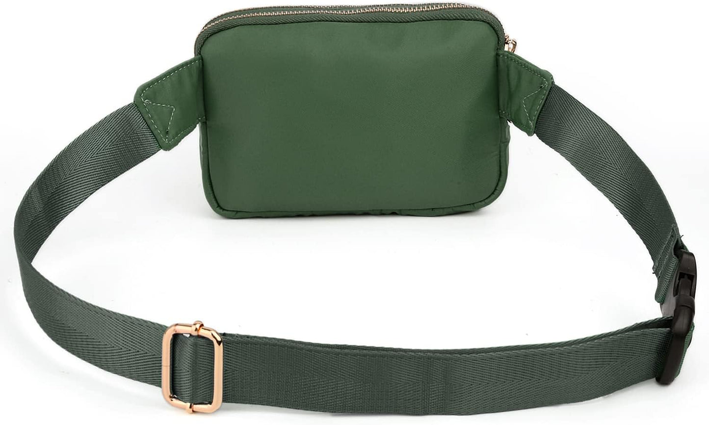 UTO Fanny Pack for Women Crossbody Trendy Fashion Belt Purse Chest Waist Hip Bumbag for Outdoor Shopping Travel Hiking