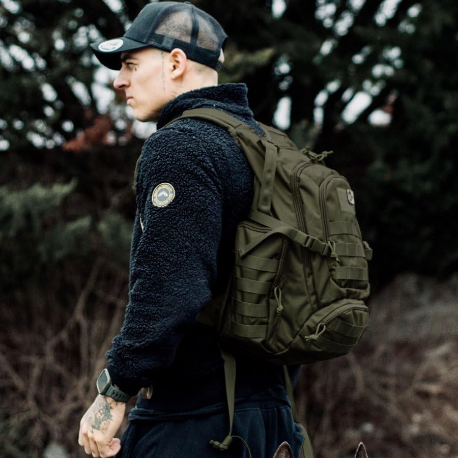 Mardingtop 25L Tactical Backpacks Molle Hiking daypacks for Camping Hiking Military Traveling Motorcycle