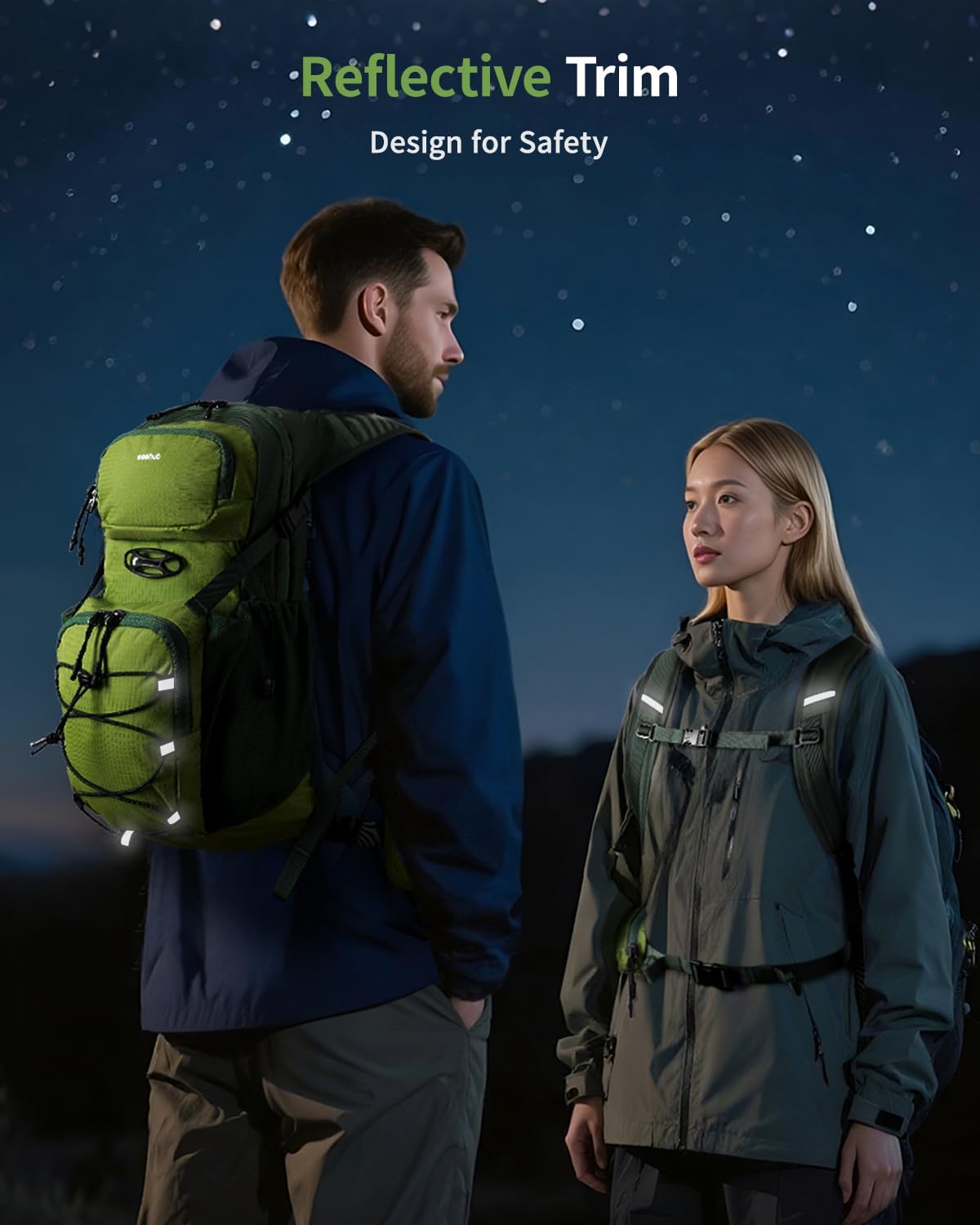 ECOHUB Hydration Backpack for Men Women, 20L Lightweight Hiking Daypack Cycling Backpack with 2L