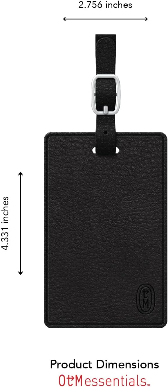 OTM Essentials Penn State University Faux Leather Luggage Tag, Durable Travel Accessories with Adjustable Strap and ID Card, Tokyodachi Classic