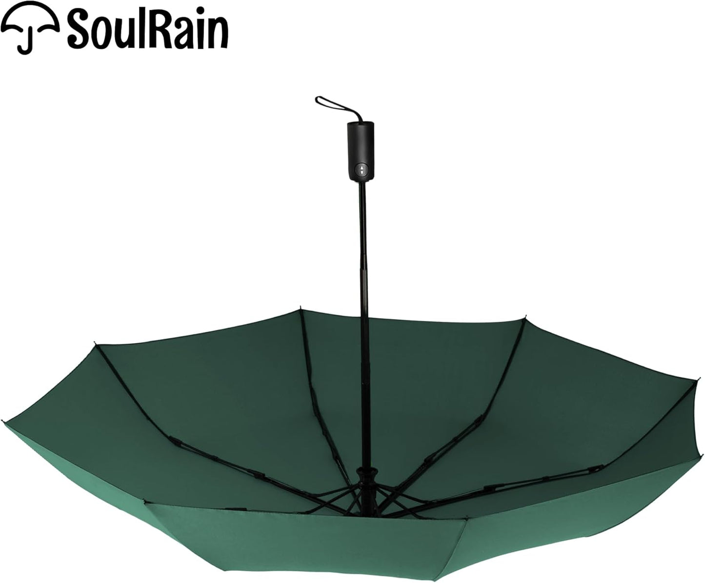 SoulRain Travel Umbrella - Compact Umbrella for Rain - Perfect Large Auto Folding Umbrella - Ideal Car umbrella, Small umbrella, and Travel Companion