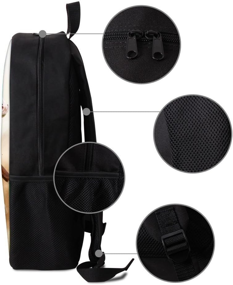 Book Bags for Kids 17 Inch Combustion Pattern School Bags (Record)