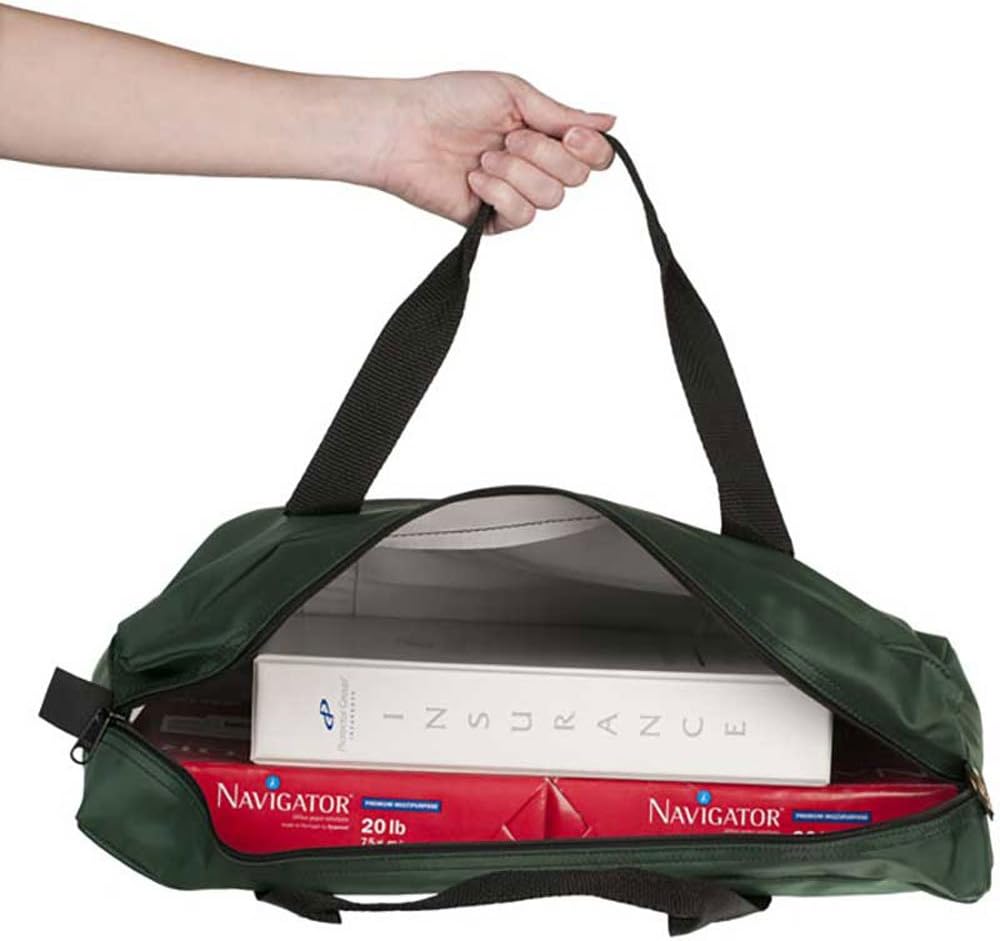 Forest Green 18W x 14H x 4D Briefcase Courier Bag