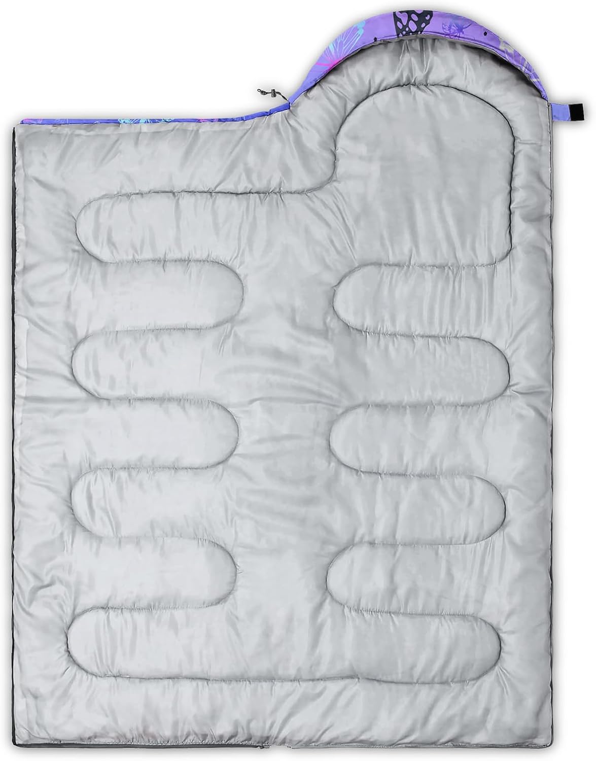 QOOMO Camping Sleeping Bags,3 Season Warm & Cool Weather,Lightweight,Waterproof Sleeping Bags for Adults & Kids,Traveling,and Outdoors,Camping Gear Equipment
