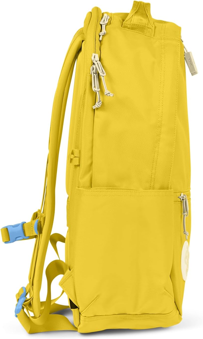 Baboon to the Moon City Backpack - in Multiple Colors, Versatile, Water-Repellent, 16" Laptop-Friendly Backpack (Amber)
