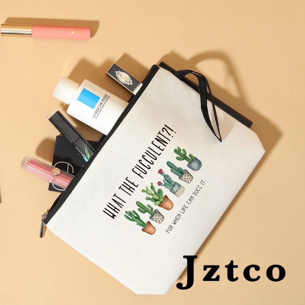 Jztco Funny Makeup Bag Gifts for Women Plant Lover Gifts Gardening Gifts for Women Gardeners
