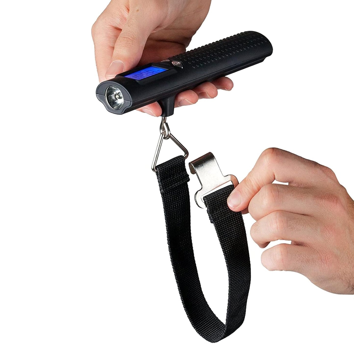 Digital Weighing Scale Luggage Scale Portable Digital Hanging Baggage- Scale for Travel Suitcase Weight Scale Flashlight for Shipping with & Flashlight Travel Weight Scale
