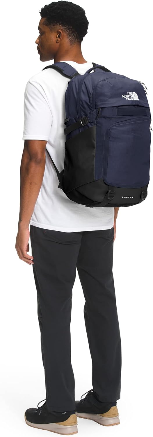 THE NORTH FACE Router Everyday Laptop Backpack, TNF Navy/TNF Black, One Size
