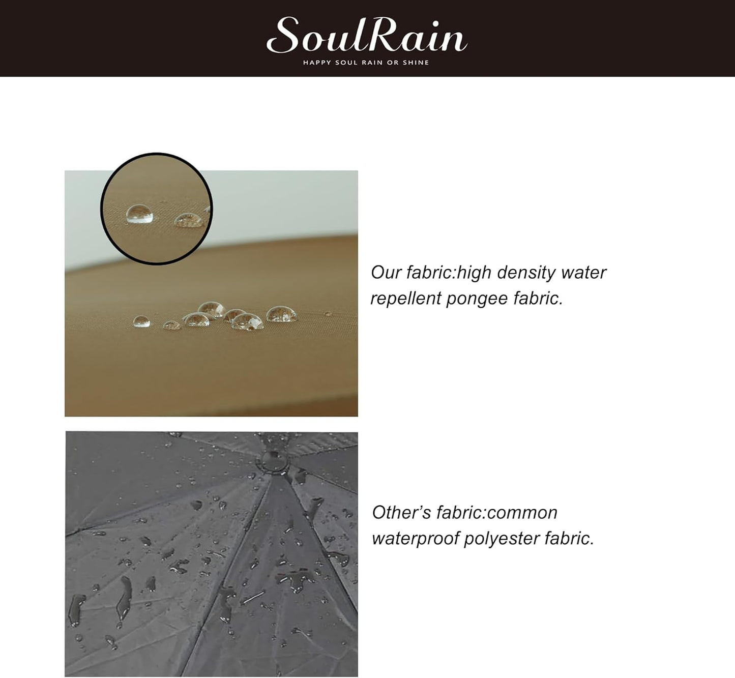 SoulRain 50 Inch Large Stick Umbrella Windproof Automatic Open Oversized J Handle Umbrellas for Men and Women Unbreakable Strong Travel Golf Umbrella