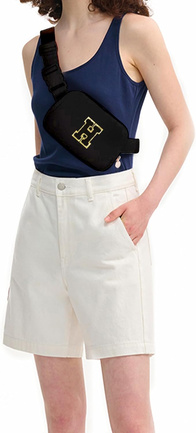 Father's Day Gift - Personalized Crossbody Bag | Black