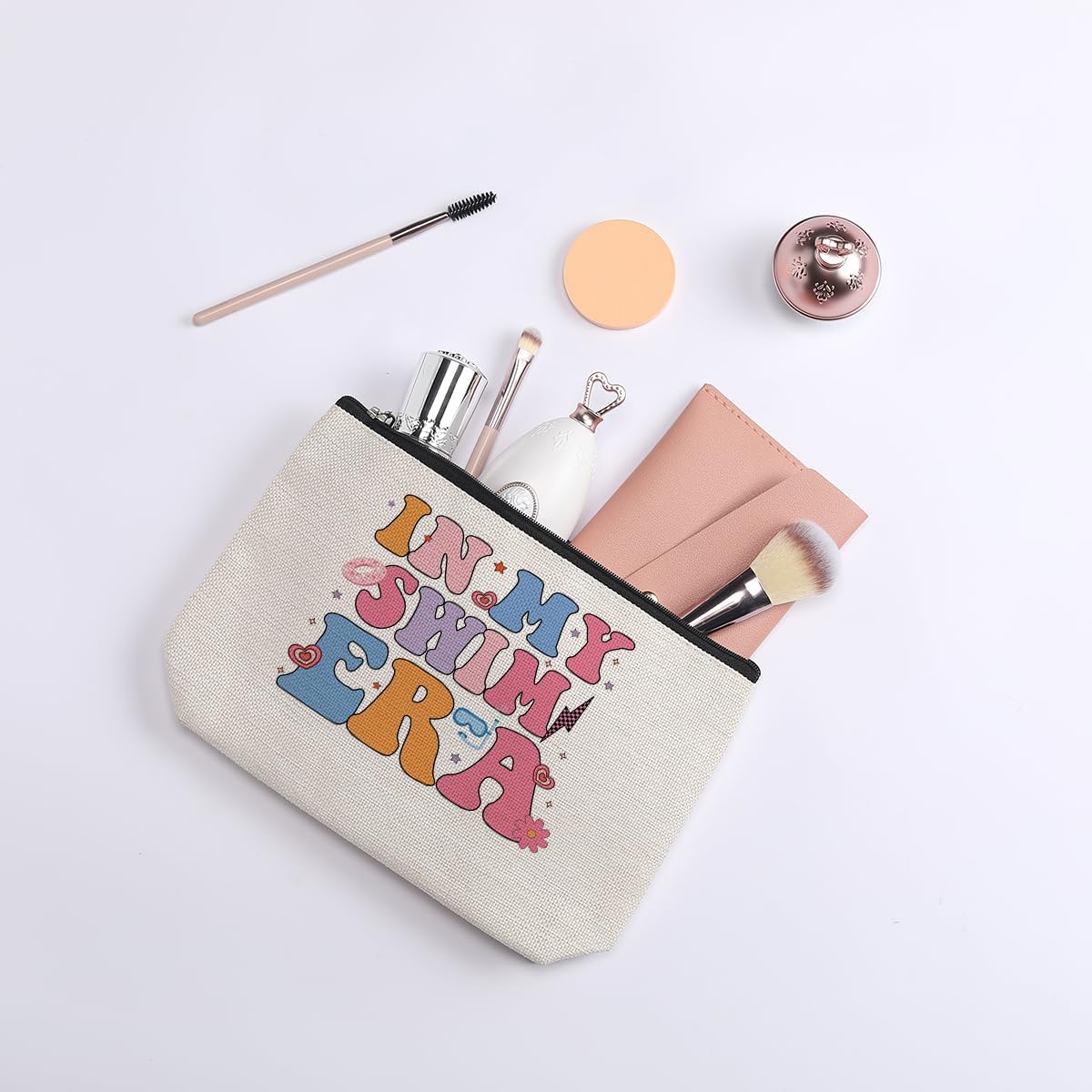 Swim Gifts for Girls Women In My Swim Era Makeup Bag Funny Swimming Gifts for Swimming Team Gifts Swim Coach Gifts Swim Teacher Gifts Swimming Coach Birthday Gifts for Swimmer Her