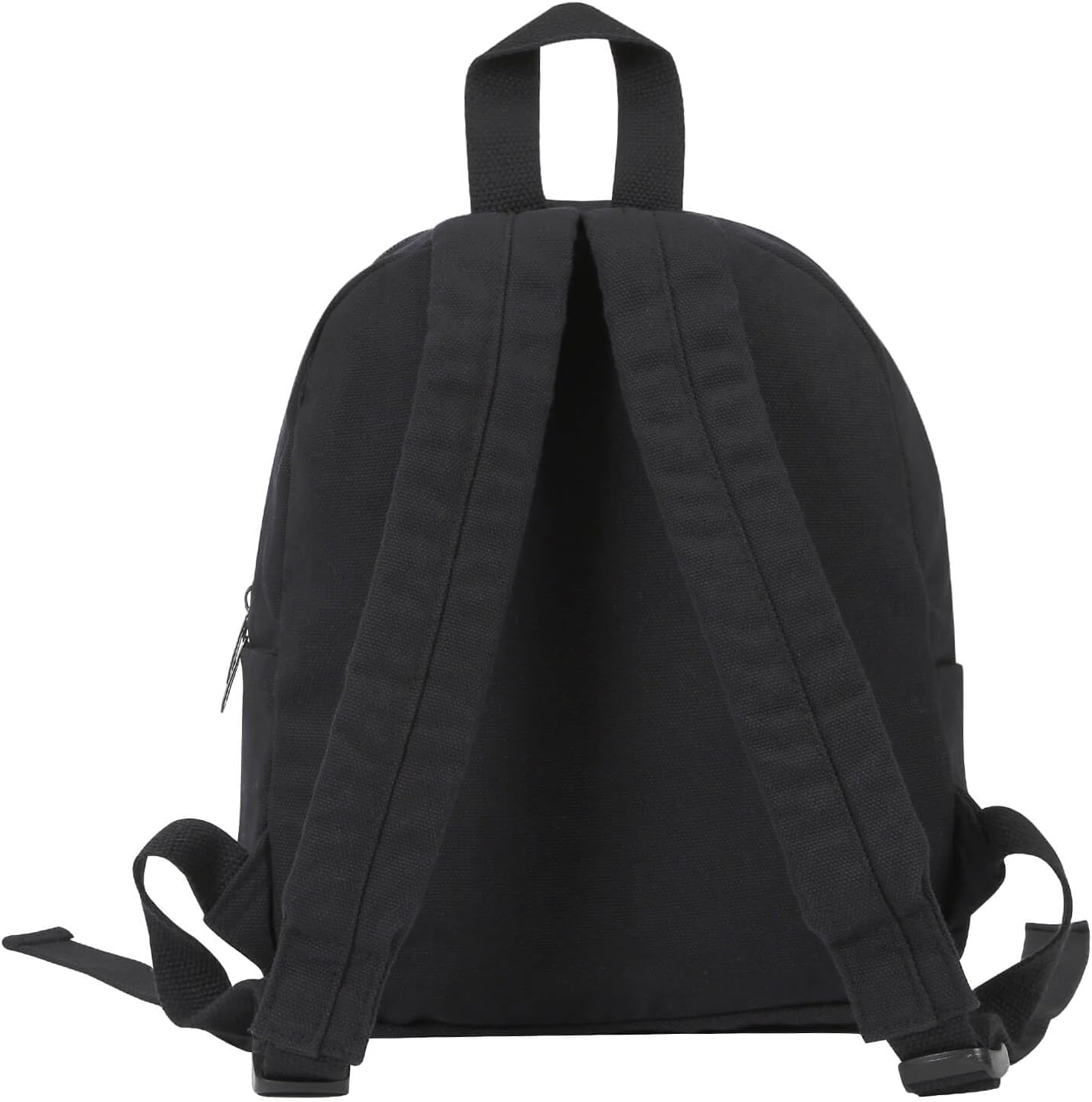 Phaoullzon Teen Girls Mini Backpack Purse Kids Canvas Small Tiny Cute Bag,Black