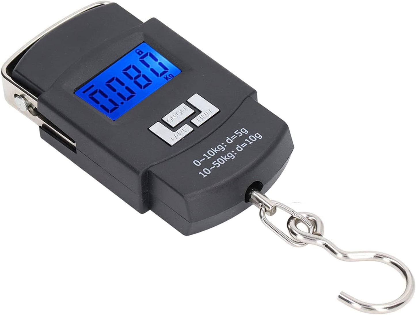 Luggage Scale,Digital Display 50kg Capacity Portable Weighing Tool for Shopping Fishing