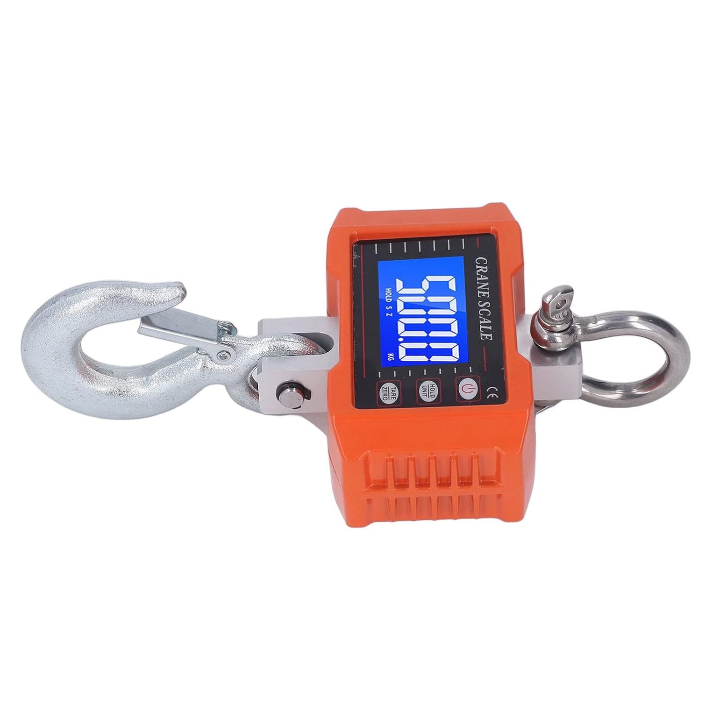 OCS P1 Digital Crane Scale, 1000KG Digital Hanging Scale, Resist Wear Luggage Scale, Heavy Duty Range Weighing Tool for Warehouse