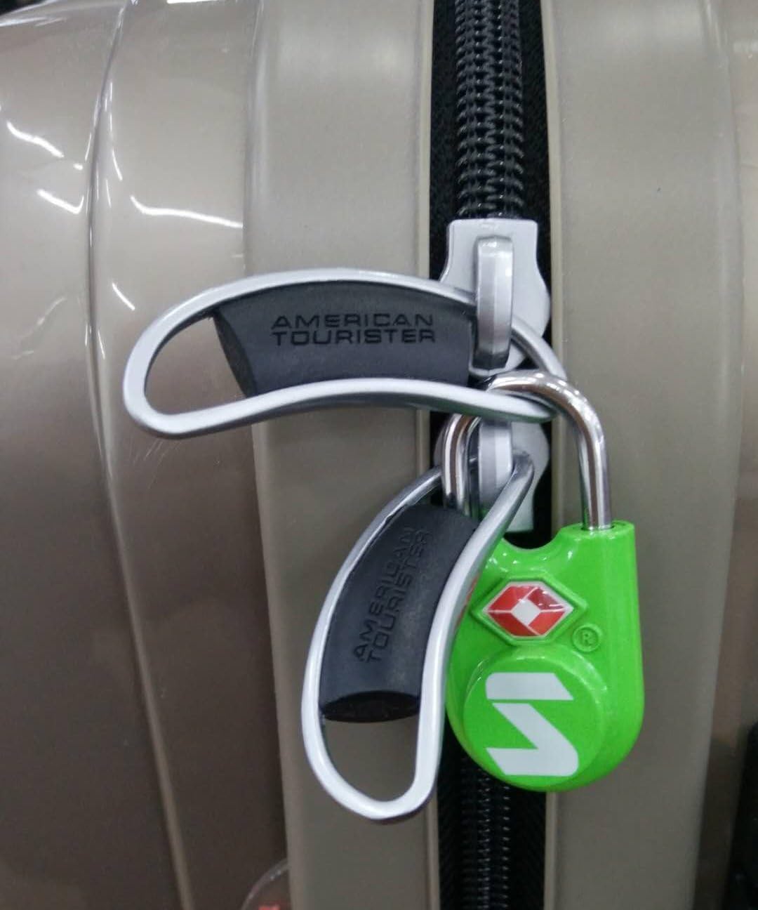 Sure Lock TSA Approved Luggage Locks Mini Size Lock with Keys for Travel, Zinc Alloy Body with Steel Shackle, Key Alike, Key Alike in The Same Package