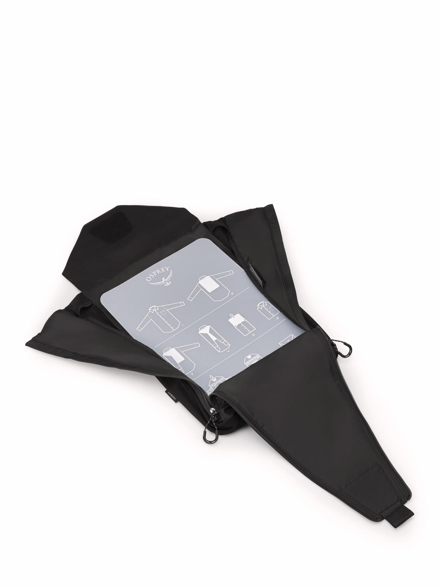 Osprey Ultralight Garment Folder Packing Organizer, Black