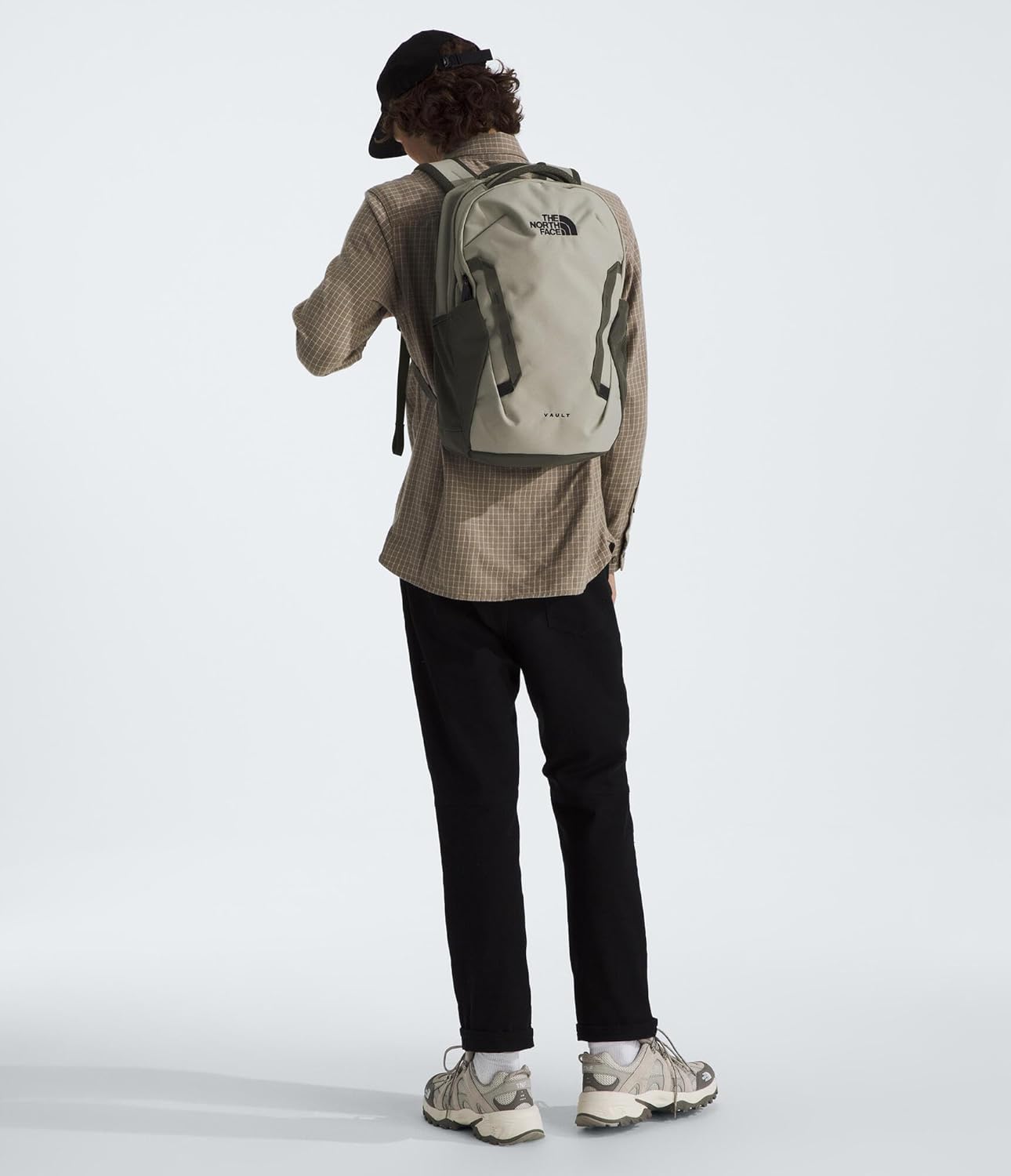 The North Face Vault Everyday Laptop Backpack - PFAS Free, Clay Grey/New Taupe Green, One Size