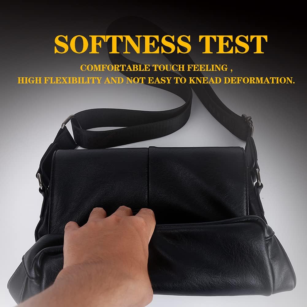 Leathario Men's Crossbody Bag, Vegan Leather, Shoulder Purse Side Sling Satchel, Small Messenger for Travel Work Daily