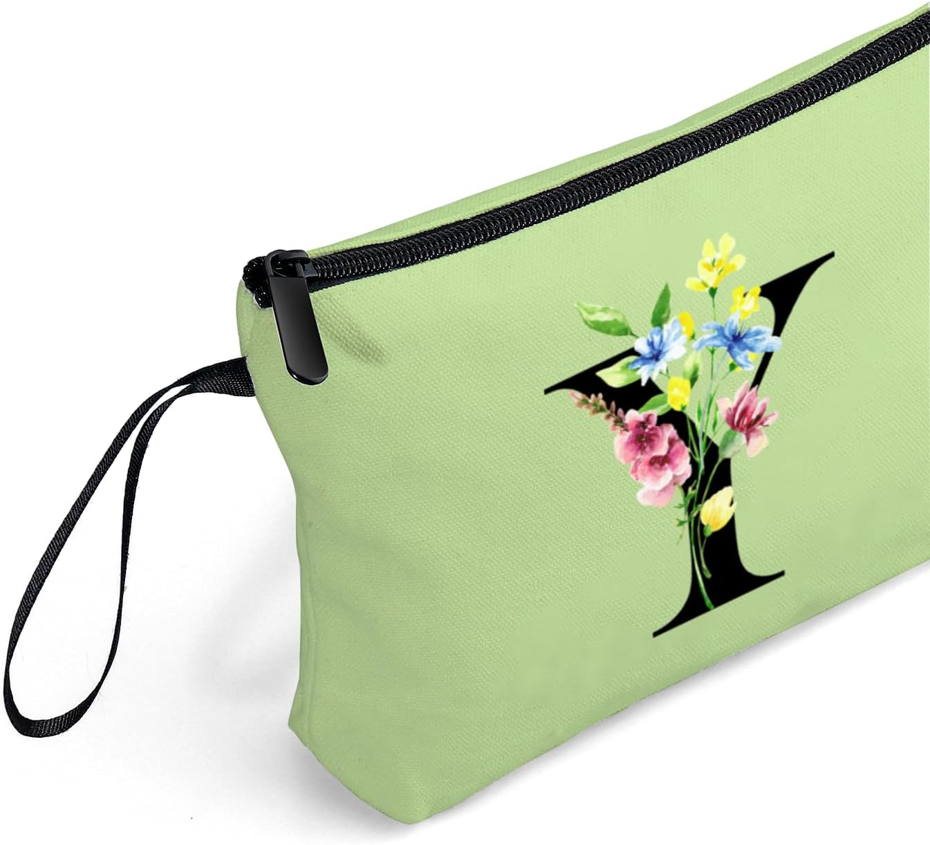 Appreciation Initial Monogram Gifts for Sisters from Sister Employees Team Bride Womens Unique Mom Personalized Makeup Cosmetic Bag with Mirror Mothers Day Christmas Graduation Y